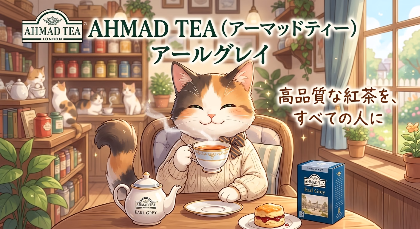 AHMAD TEA(アーマッドティー)-アールグレイ：高品質な紅茶を、すべての人に