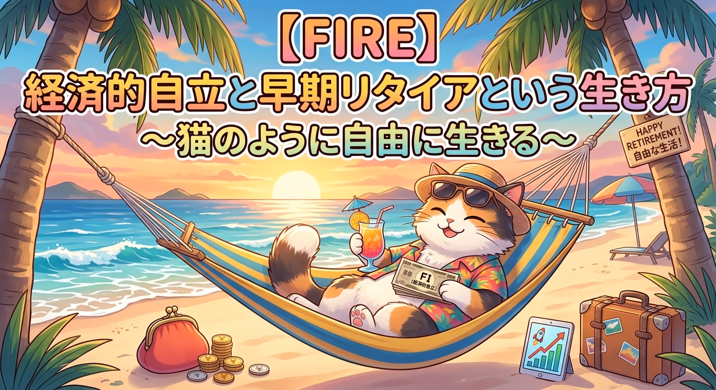【FIRE】経済的自立と早期リタイアという生き方