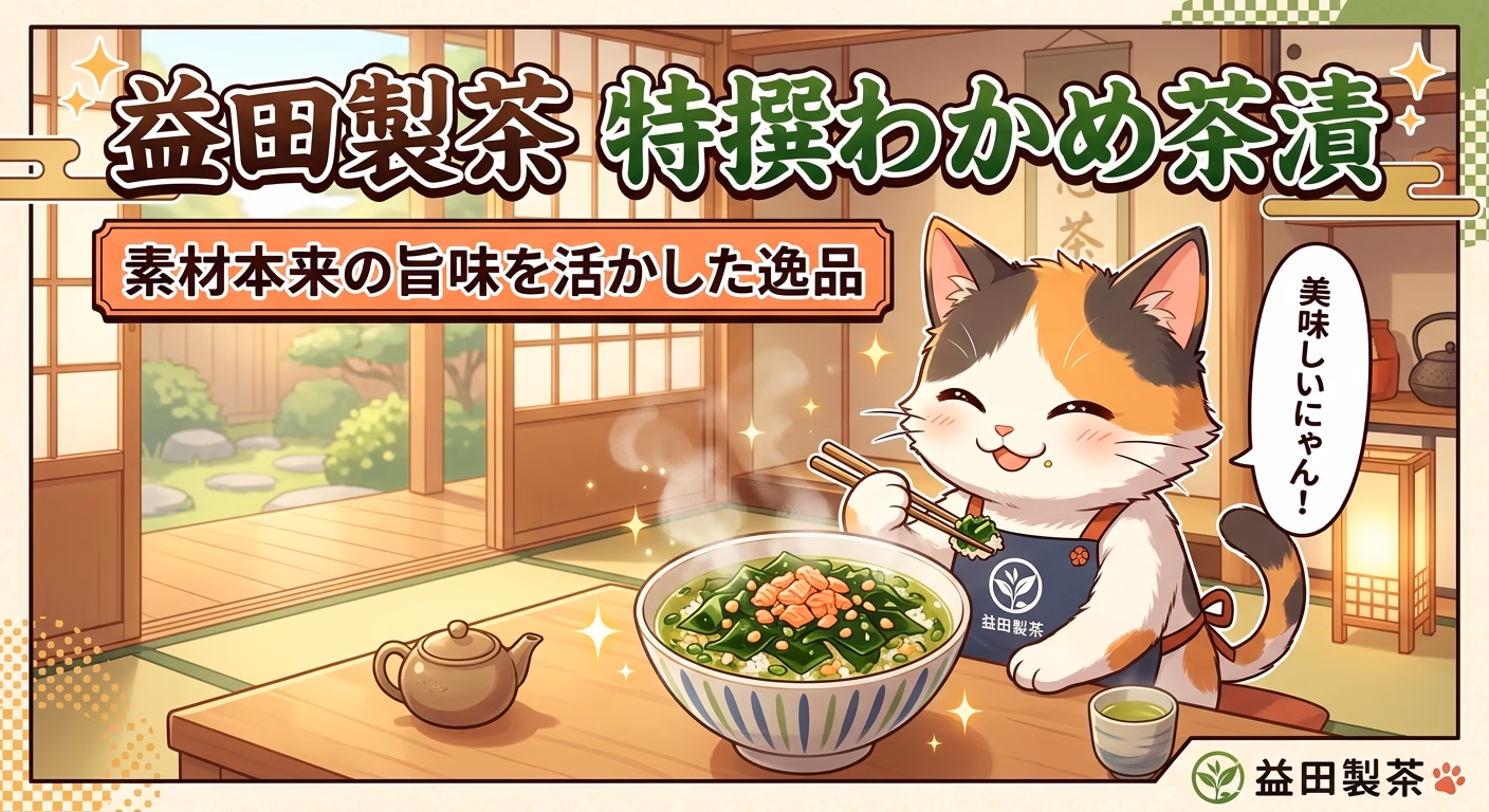 益田製茶 特撰わかめ茶漬：素材本来の旨味を活かした逸品