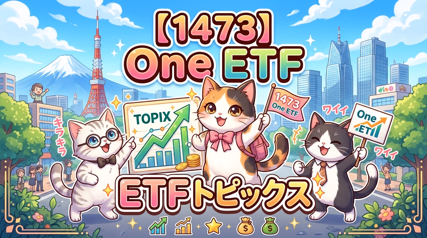 【東証ETF】1473：One ETF トピックスを徹底解説！低コストで日本株の土台を固める選択肢