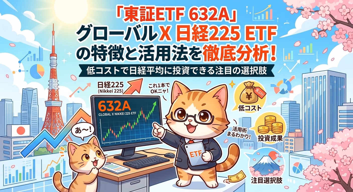【東証ETF 632A】 グローバルＸ 日経225 ETFの特徴と活用法を徹底分析！低コストで日経平均に投資できる注目の選択肢